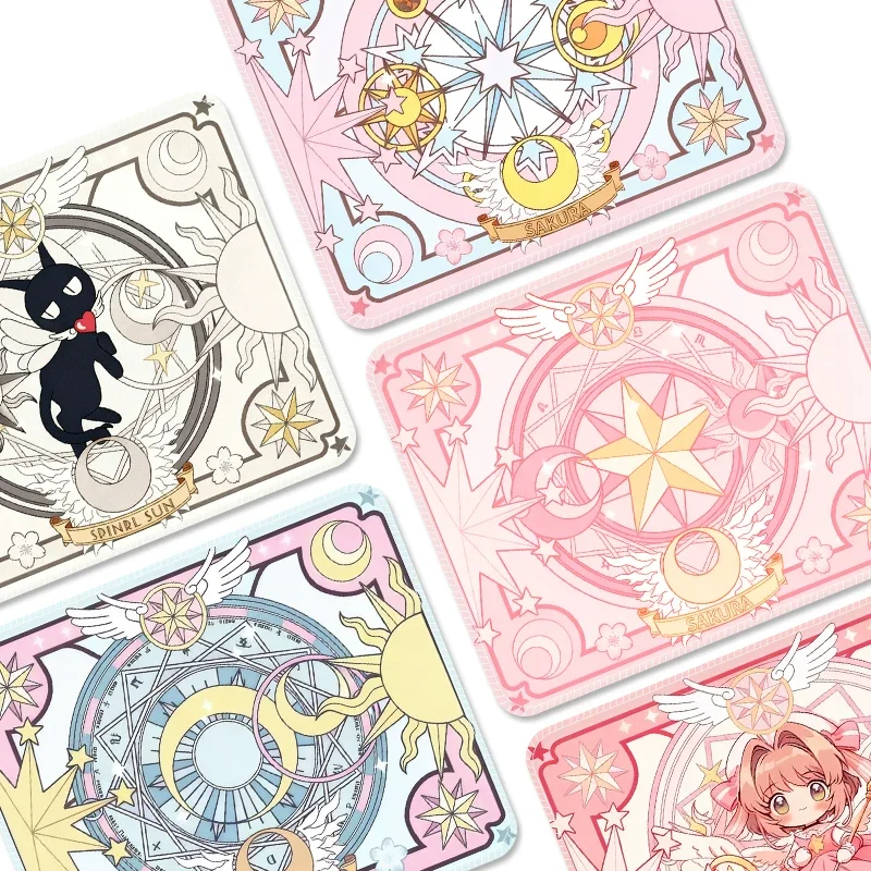 Girl Office Girly Sweet Small Mouse Pads Pretty Creative Magic Circle Pink Desk Mats Home Computer Gaming Student Cute Anime Moe