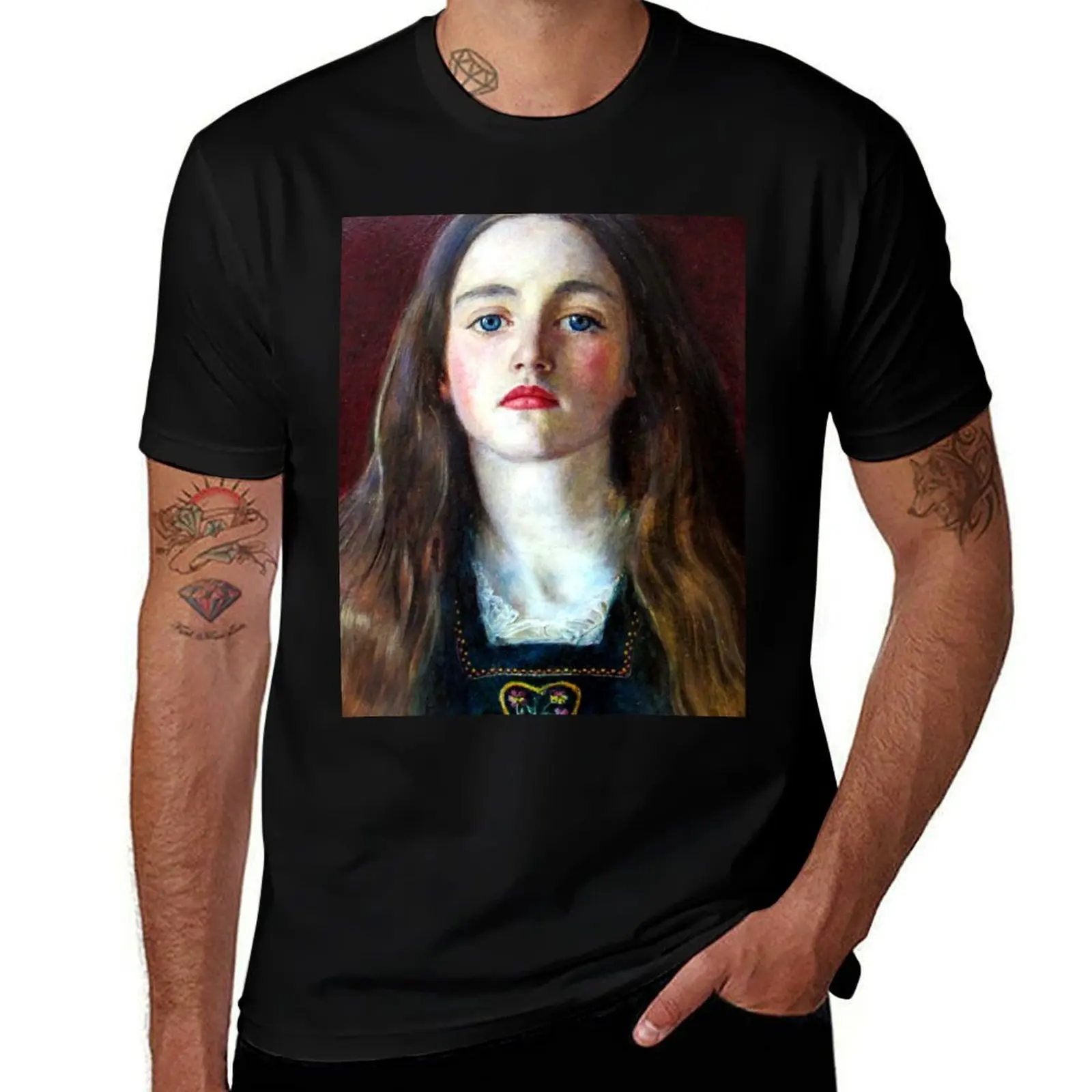 

Portrait of a Girl - Sophy Gray - John Everett Millais T-Shirt anime t shirts oversize mens graphic t shirts T-Shirt