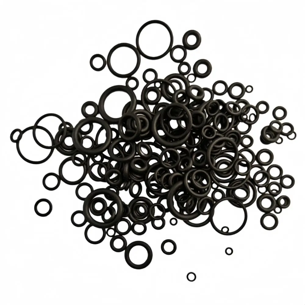 

D5 1020Pcs Circular Rubber Silicone Rubber O-Ring Set ​Washers Ring​ Oil Resistant Sealing Ring Set 15 Sizes Heat Resistant Tool