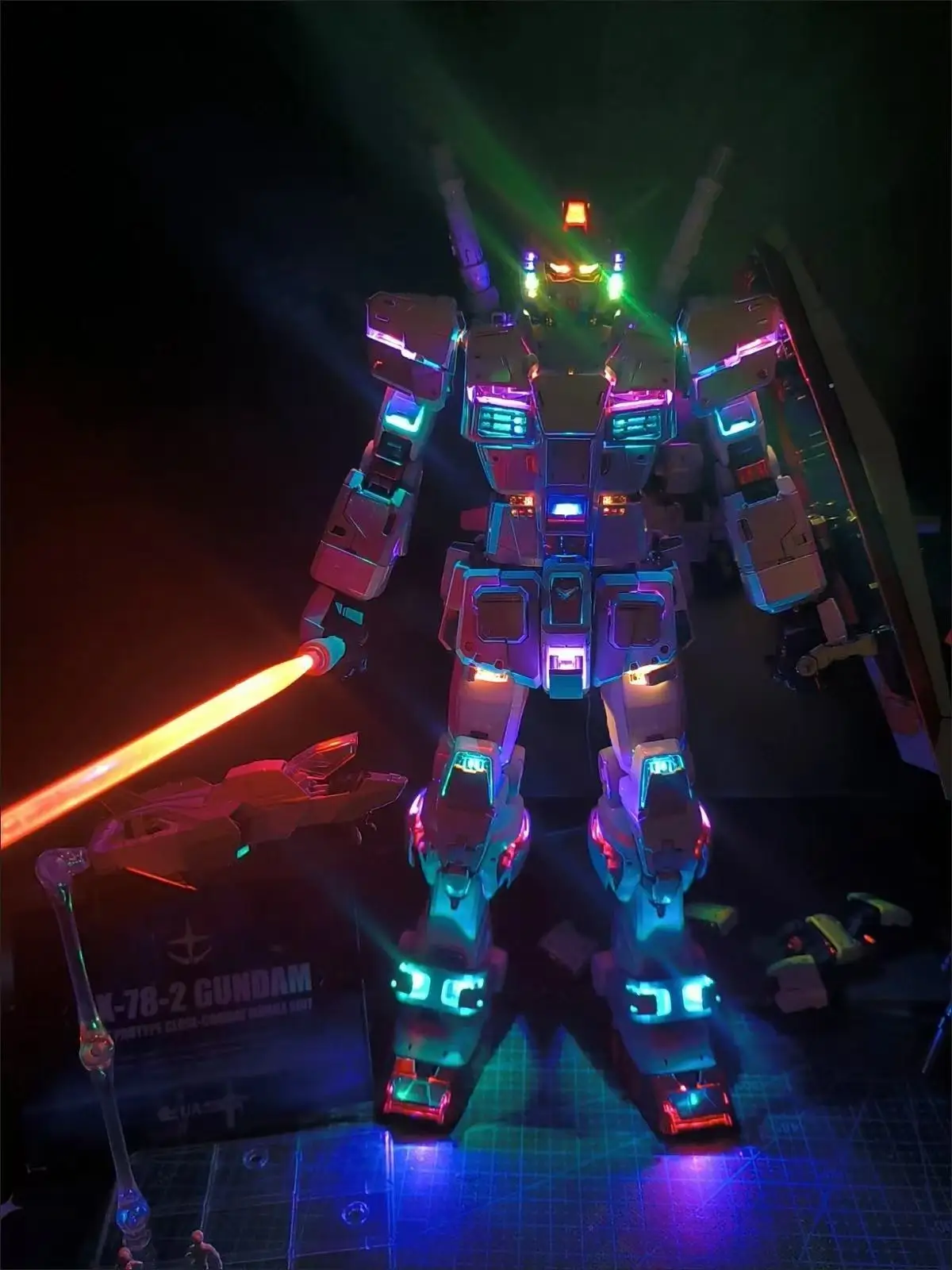 Light The World RG 1/144 RX-93 Hi-ν ΝGUNDAM PG FM RG Tian Mu Funnel Rgb Led Matrix Illusory Color Lamp Group Toys