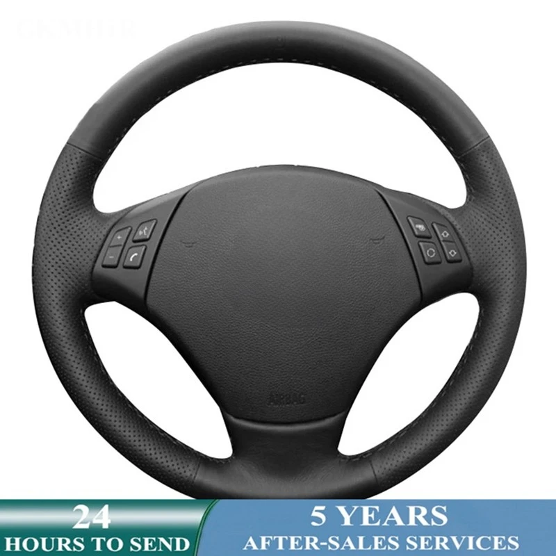 Customized Car Steering Wheel Cover Non-slip Leather Car Accessories For BMW E90 320 318i 320i 325i 330i 320d X1 328xi 2007