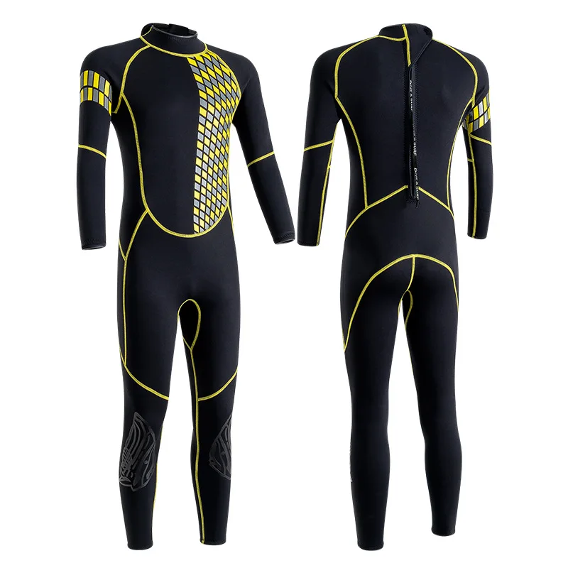 Winter Men Wetsuit 3MM Neoprene Full Body Diving Suit Scuba Spearfishing Snorkeling Surfing Wetsuit Deepwater Thermal Swimsuit