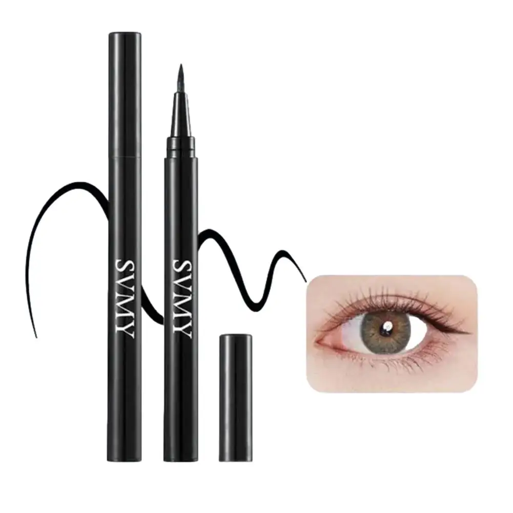 Zwarte Vloeibare Eyeliner Waterdichte Langdurige Eyeliner Snelle Pen Drogen Eyeliner Cosmetische Natuurlijke Vloeibare Potlood Gereedschap Niet W4s4