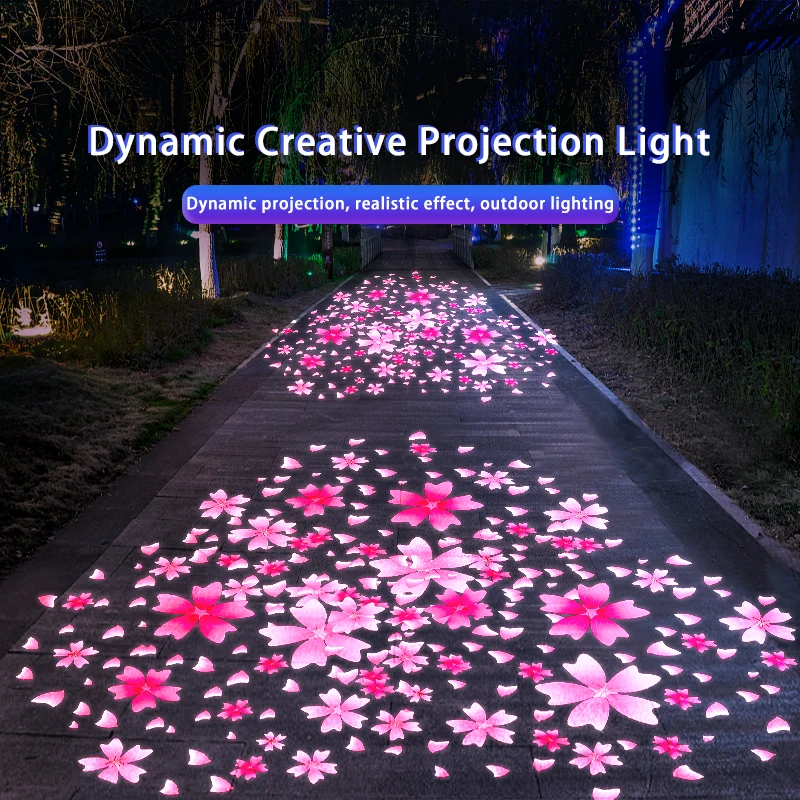 Custom Outdoor Creative Special Effect Pattern Light Led Dynamic Projection Lamp