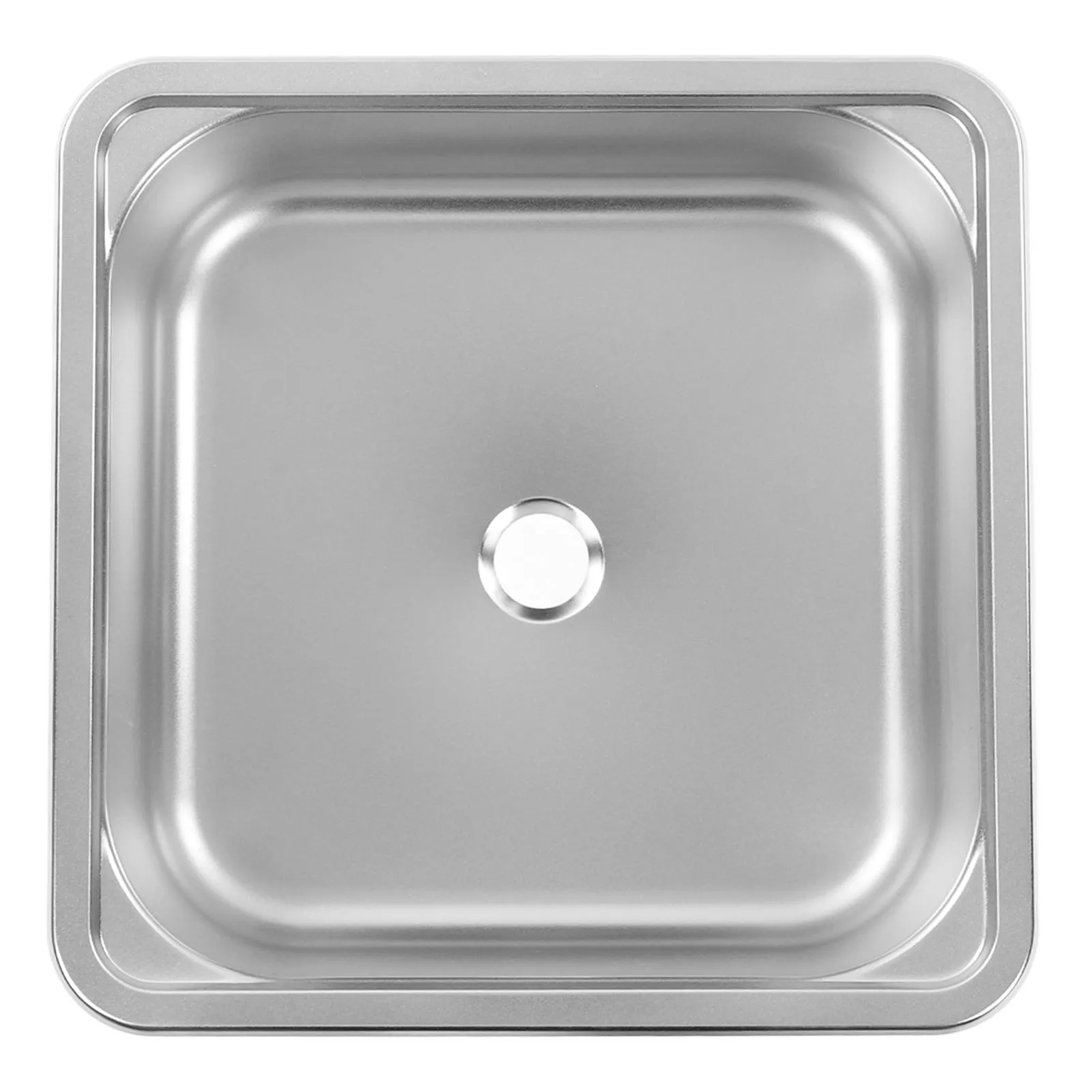 336x336x125mm RV Sink -304 Stainless Steel, Large Capacity&Scratch Resistant, Fit for Camper,Yacht, Boat, Durable, Easy to Clean