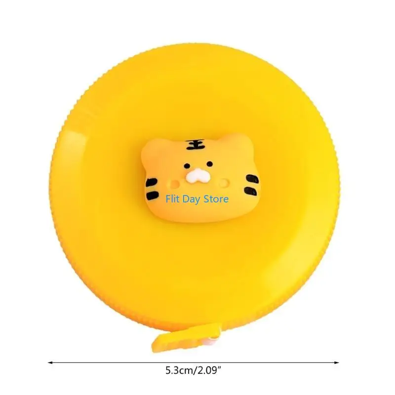 F92C Lightweight Tape Measure Retractable Mini Cartoon Measuring Tape for Body Sewing