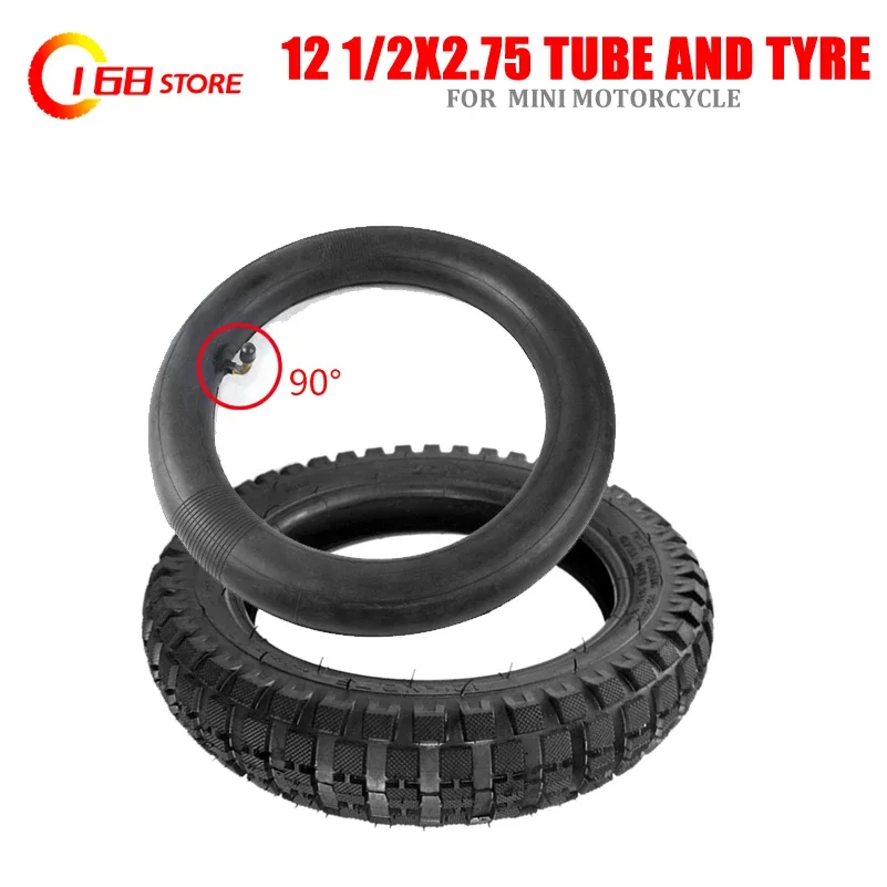 

12 1/2x2.75 Off-Road Inner Tube Outer Tires, 12-inch Super Wear-Resistant Tire for Electric Vehicle, Mini Motorcycle Tyre Parts