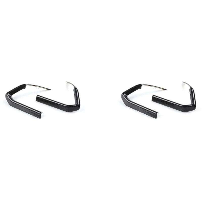 

4 шт., автомобильные аксессуары, внутренняя Обложка рулевого колеса из углеродного волокна для Mazda 3 6