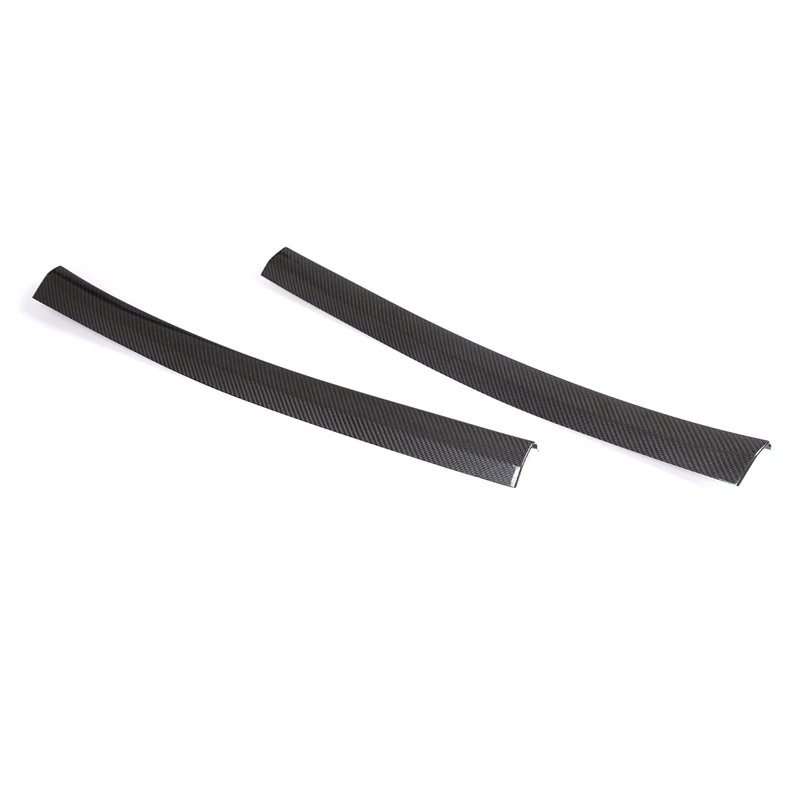 Car Accessories Real Carbon Fiber Car Built-In Threshold Strip Protection Decorative Trim For Toyota GR Supra A90 A91 2019-2022