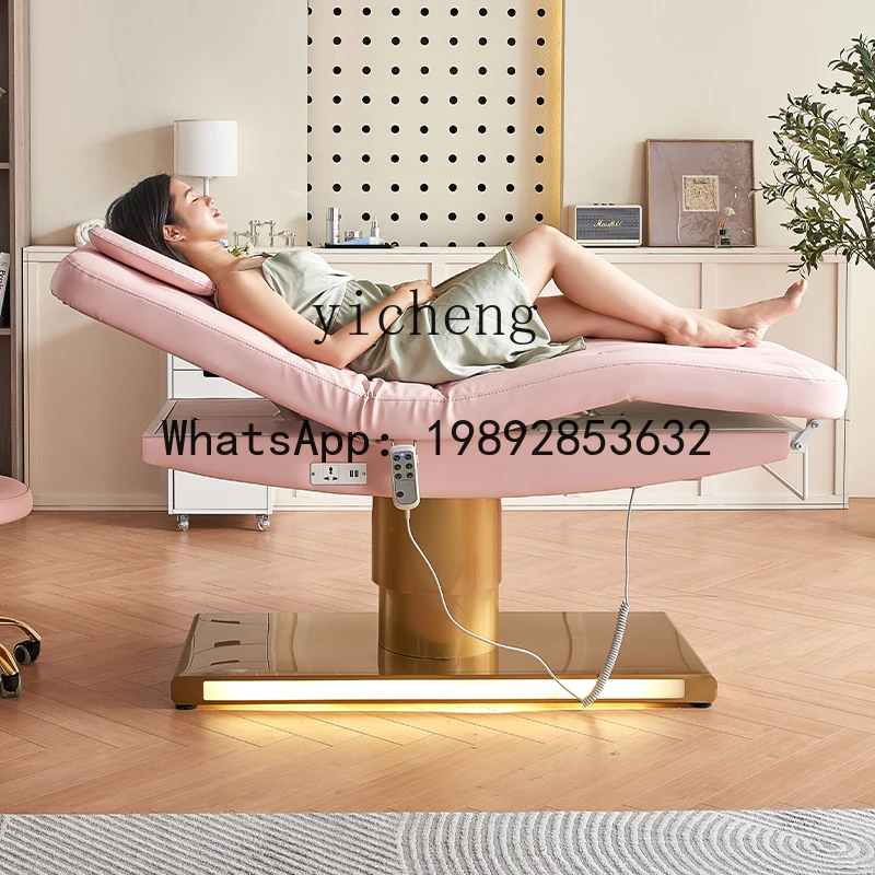 YFYhigh-grade electric beauty bed, automatic lifting multi-function bed, special bed for beauty salon