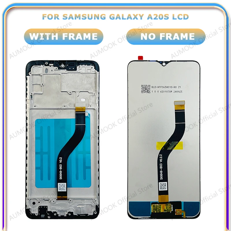 6,5 "LCD Display Für Samsung Galaxy A20s A207F A207M A2070 Touchscreen Digitizer Montage Panel Mit Rahmen Bildschirm Display teile – Detail 5