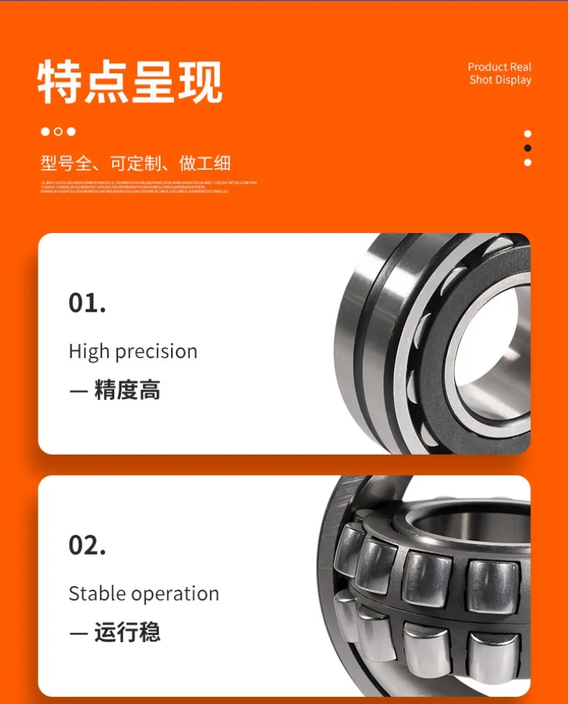 Three Types of Spherical Roller Bearings 22315 22316CC/W33 22317 22318 22319 22320