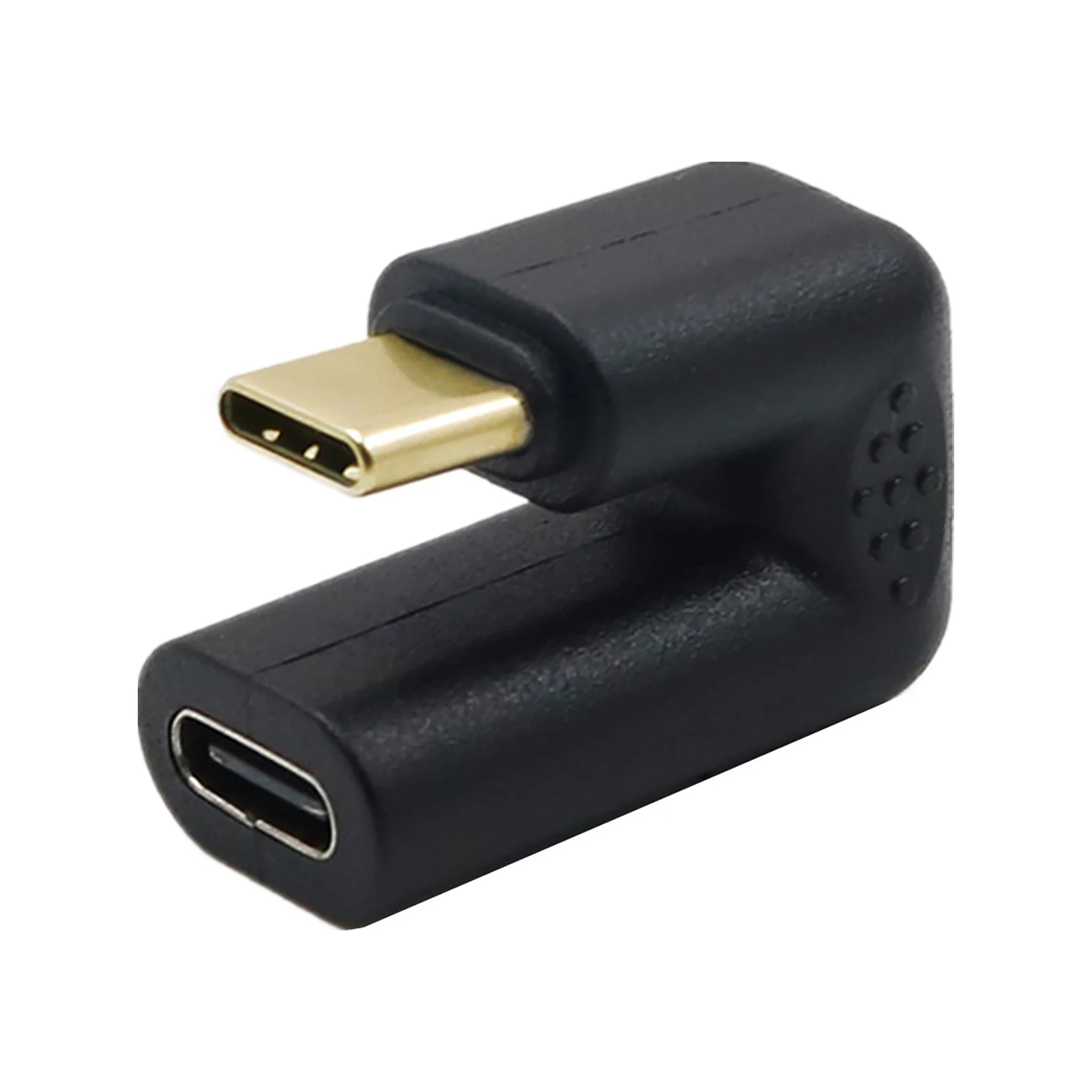 Adaptador portátil em forma de U para laptop, preto, Universal, macho para fêmea transmissão, estável, tipo C, USB 3.1, celular profissional