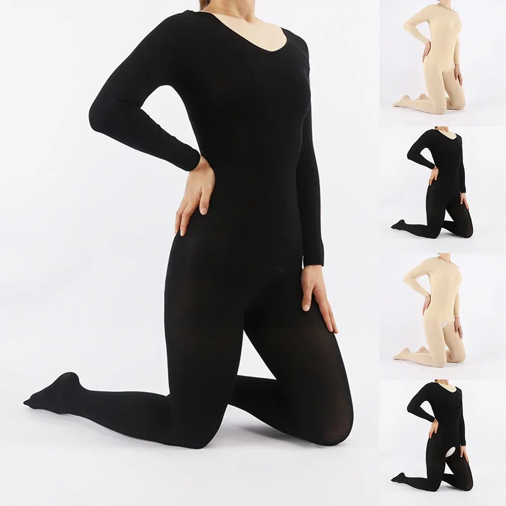 Tights Costume Bodysuit Bodysuit Unisex Bodysuit Sexy Sheer Black Jumpsuit Unisex Full Body Stockings Bodysuit