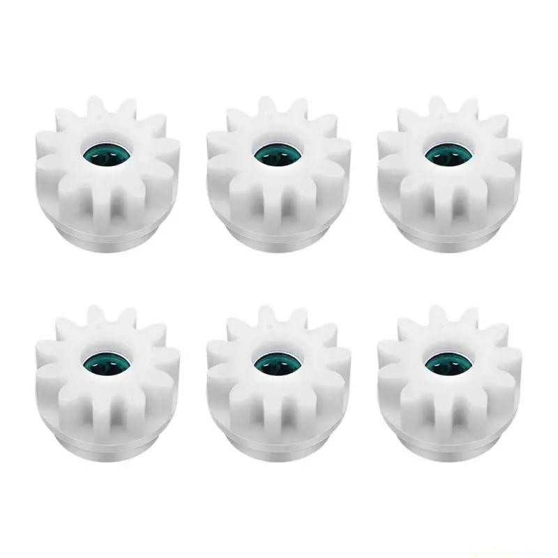 D0AB Set of 6 Economical Gear Spares for Rotating Mops Providing Long Service Life Simple Maintenance and Enhanced Efficiency