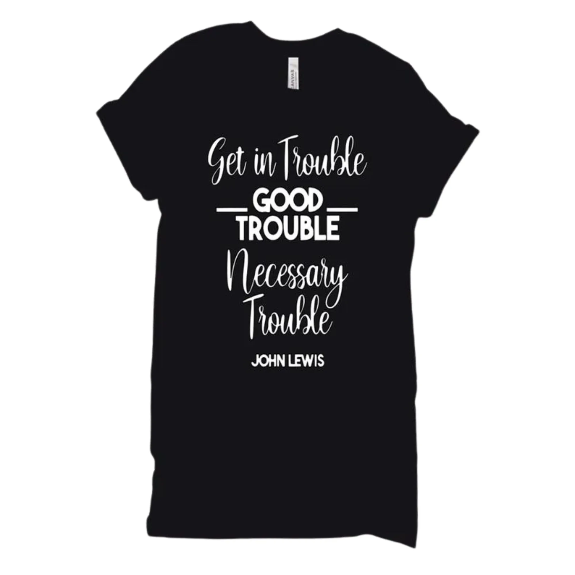 Get In Trouble Good Necessary T Shirt John Lewis Black White Red Cream