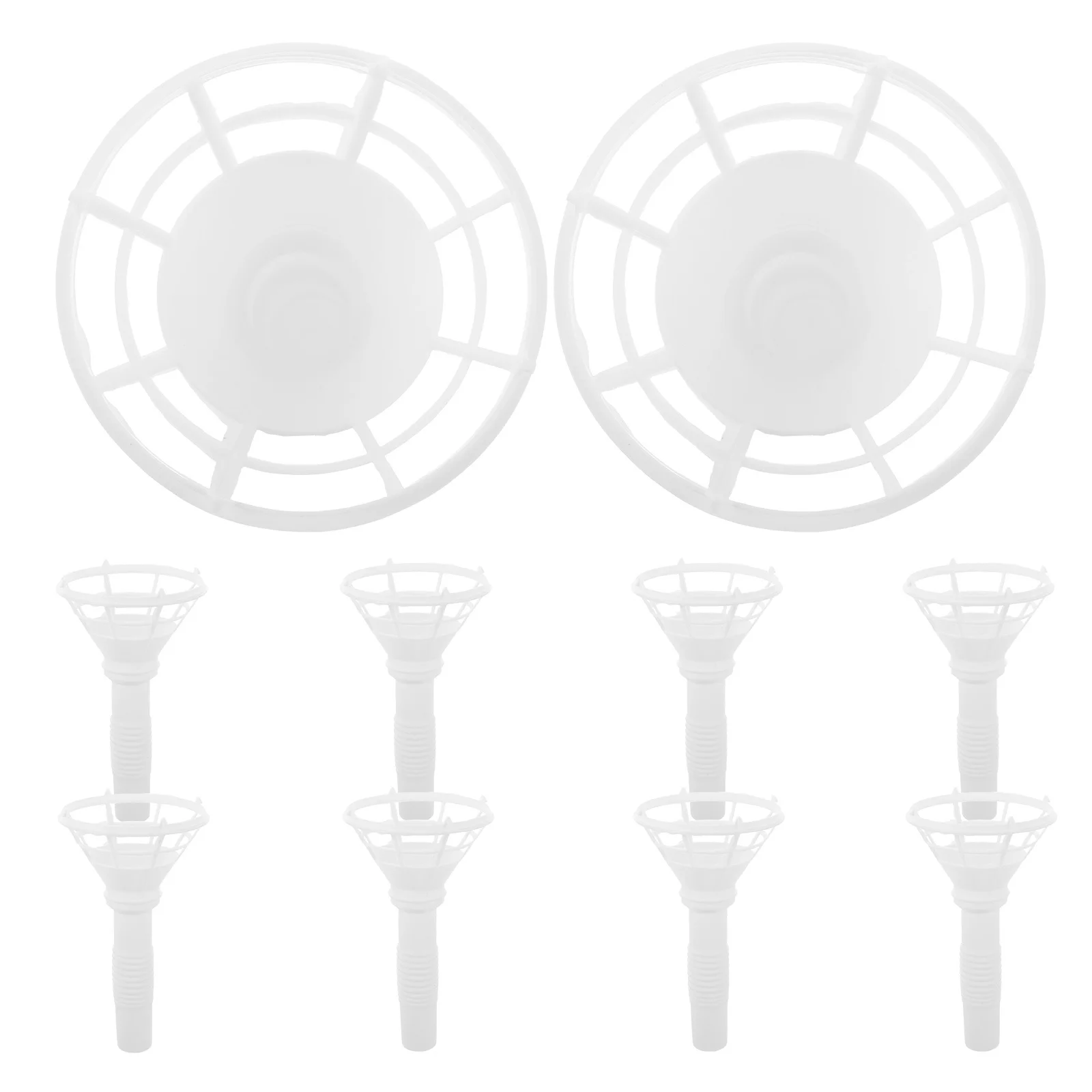 

10Pcs Wedding Bouquet Holders for DIY Bridal Flower Arrangements Handheld Support Stand Multi-Occasion Celebration Decoration