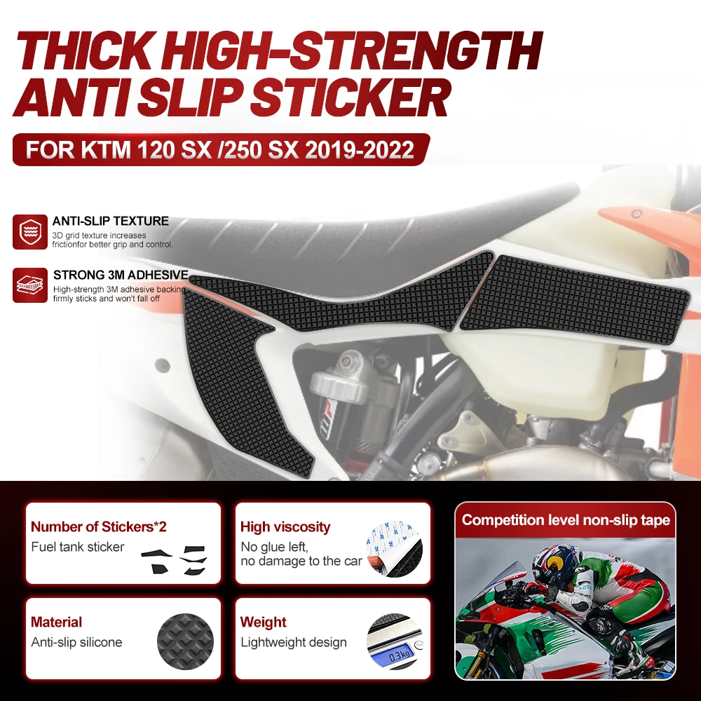 For KTM 120 SX 250 SX 2019-2022 Motorcycle Tank Decals Stickers Motorfiets Highway Cruising Tuning Parts Frame Sliders Cover