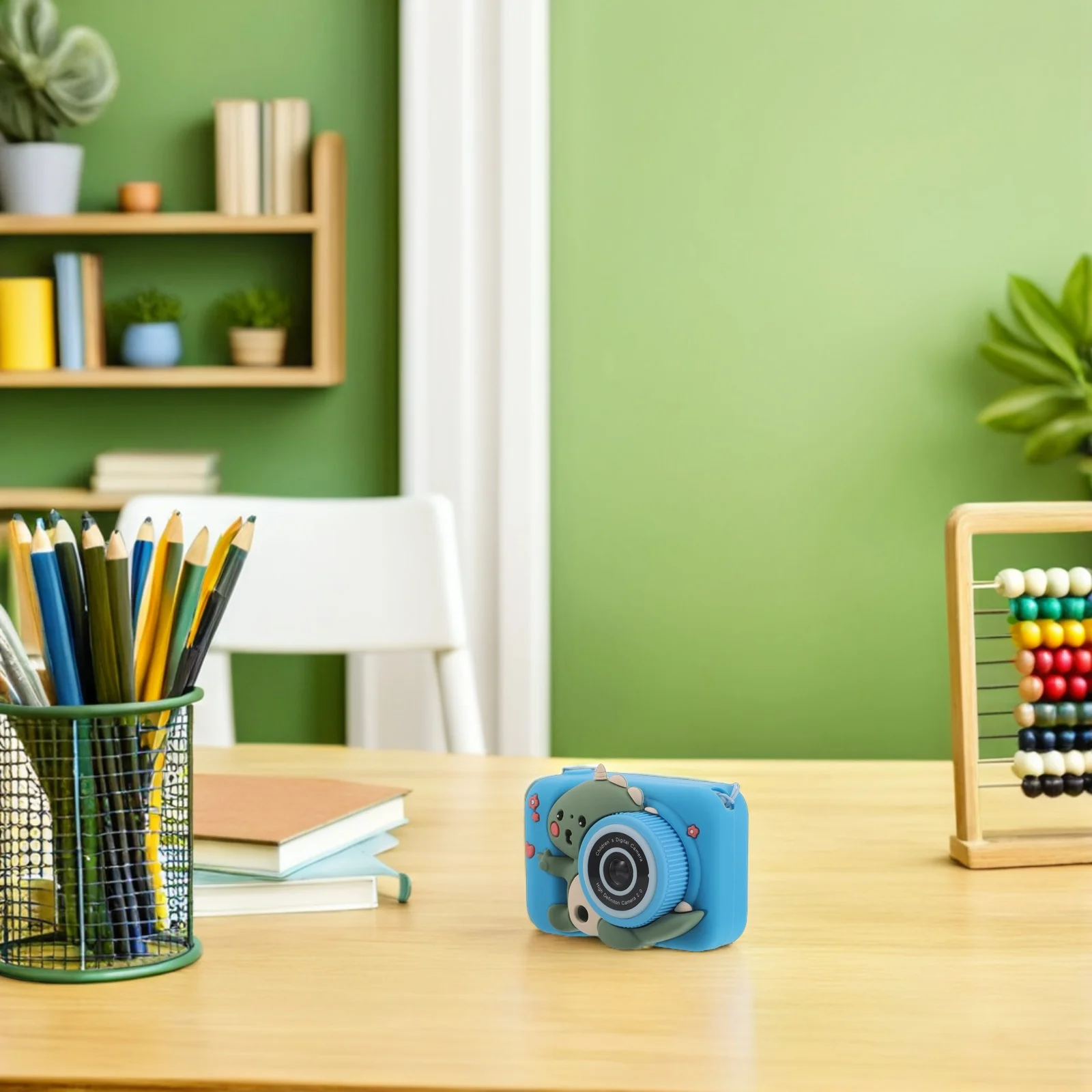 Mini fotocamera digitale a forma di cartone animato per display in pollici Zoom 4X Risoluzione dell'immagine da 8 MP Perfetta per il compleanno dei tiratori di prima volta