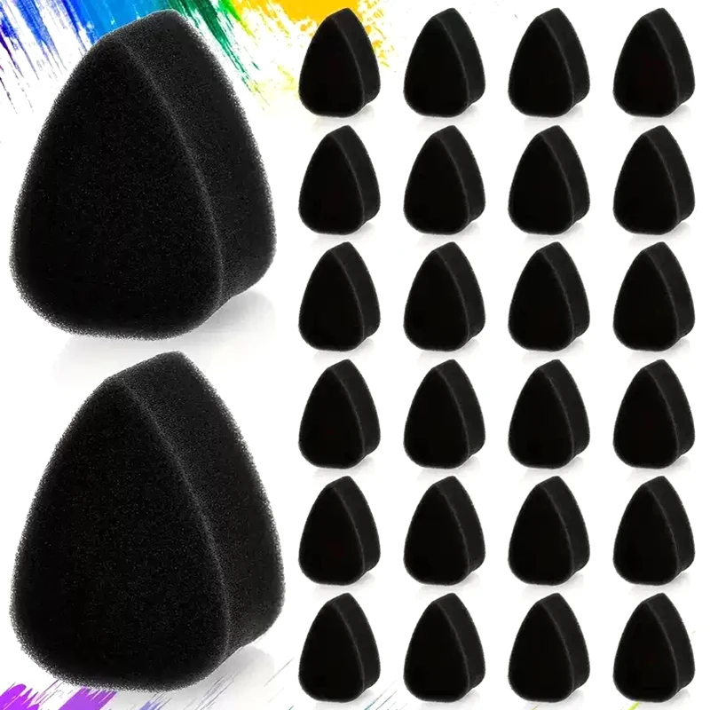 10 STKS Bloemblaadje Vorm Gezicht Verf Sponzen Schuim Schilderen Craft Set Voor Kinderen Volwassenen Body Tekening Art Supplies