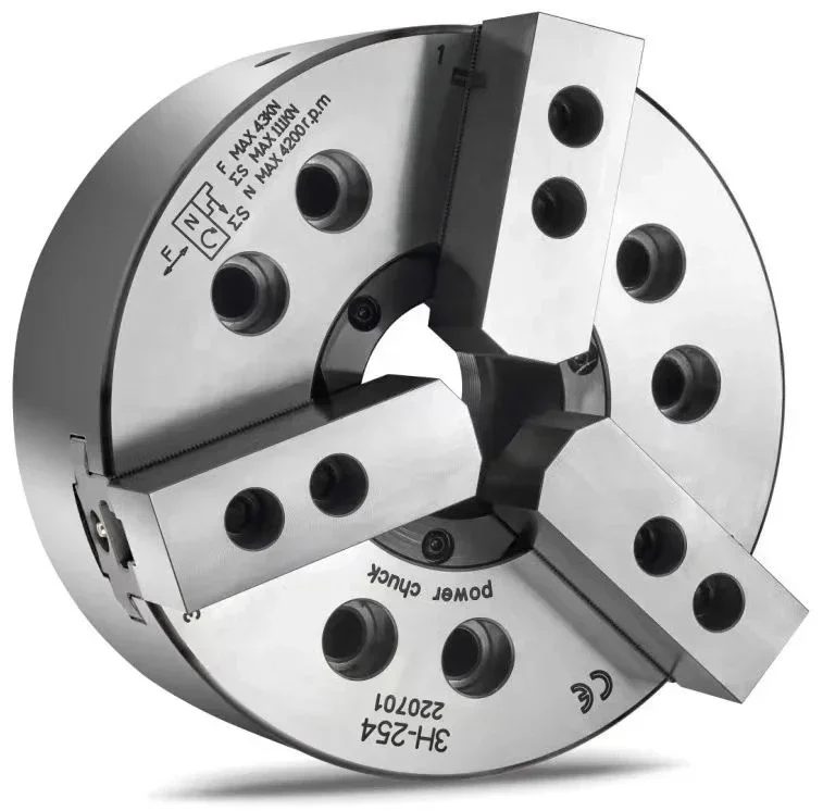 0.00m Precision Chuck, Chinese SANOU Brand CNC Lathe Three Jaw Hollow 6000 Speed Hydraulic Chuck