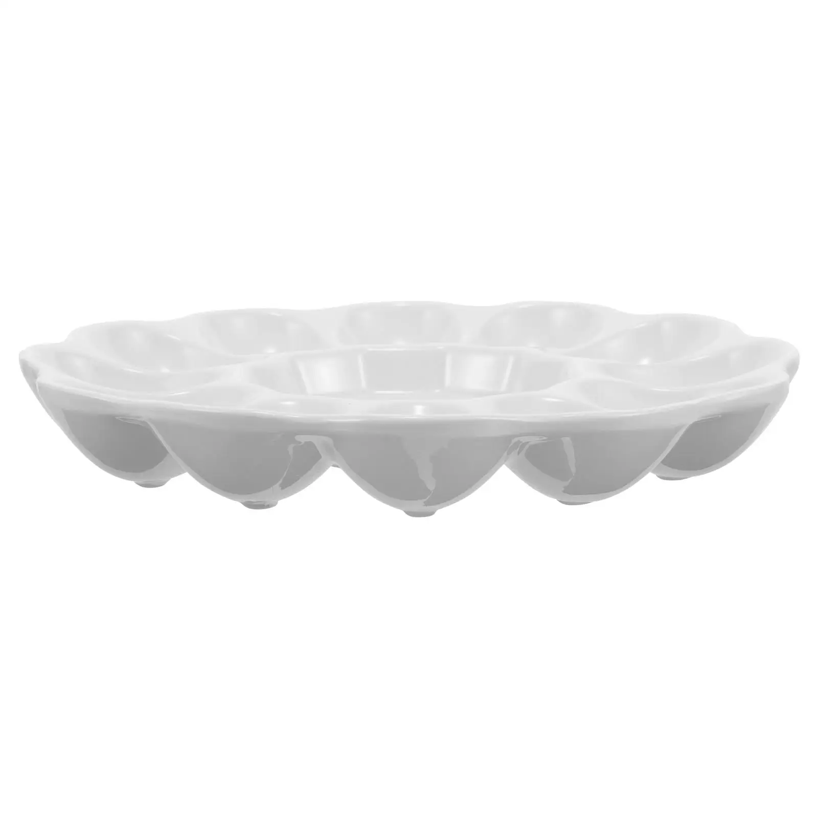 

Easter Egg Tray Fruit Griddle Appetizer Plate Collector Deviled Serving Platter Ceramic Recipes Holder Dish Arrangement
