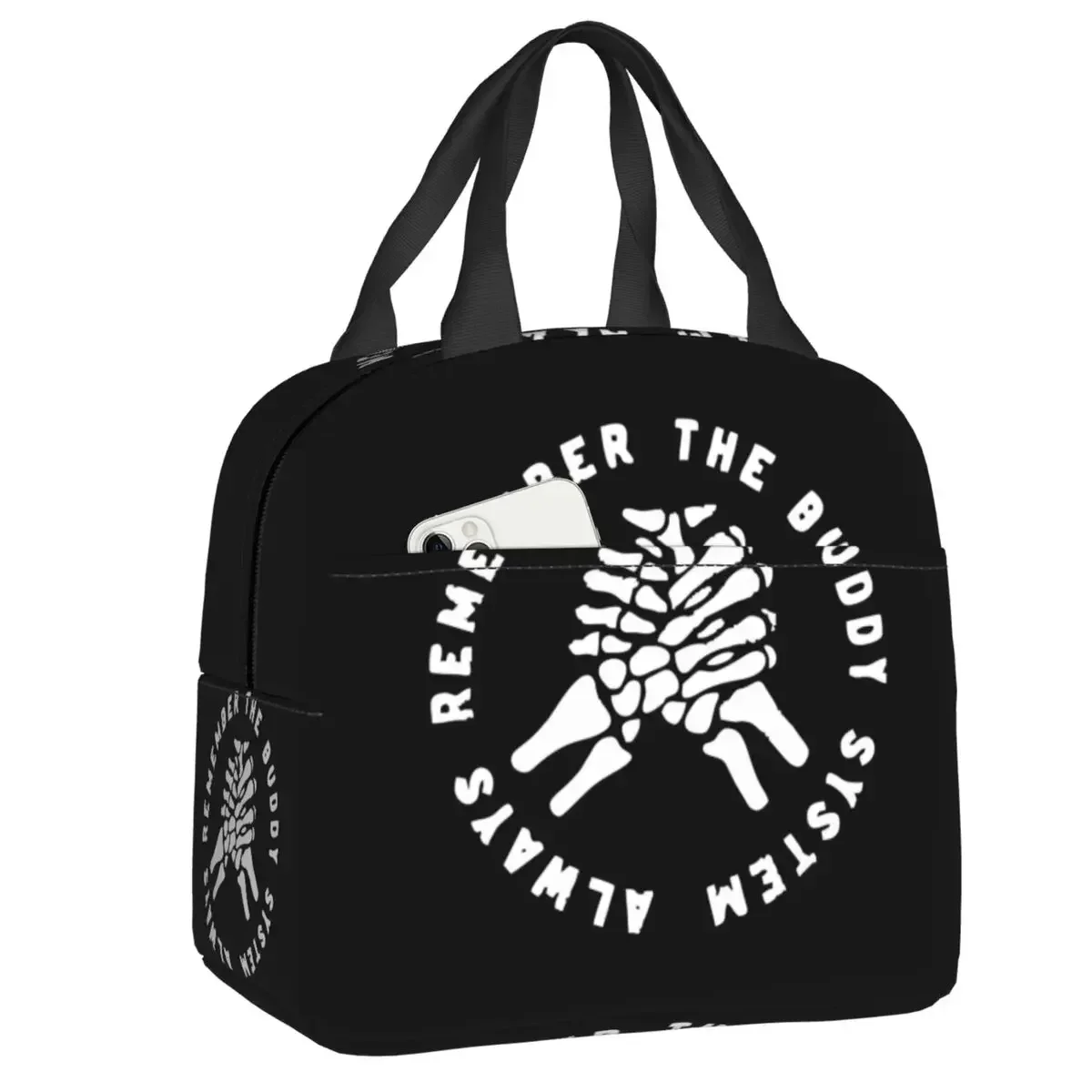 Camp Unus Annus Lunch Bag Memento Mori Ethan Markiplier Mark Reusable Insulated Cooler Thermal Lunch Box Women Kids Tote Bags