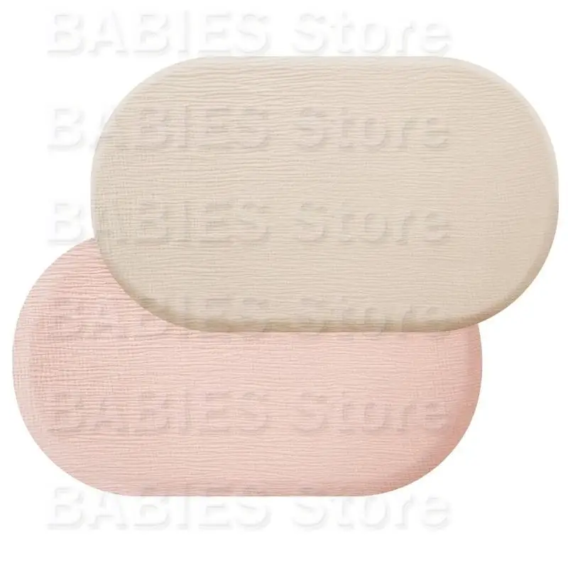 

C9GB 2Pcs/set Baby Fitted Bassinet Sheet Newborns Changing Pad Cover Breathable Fitted Sheets Cradles Mattress Cover