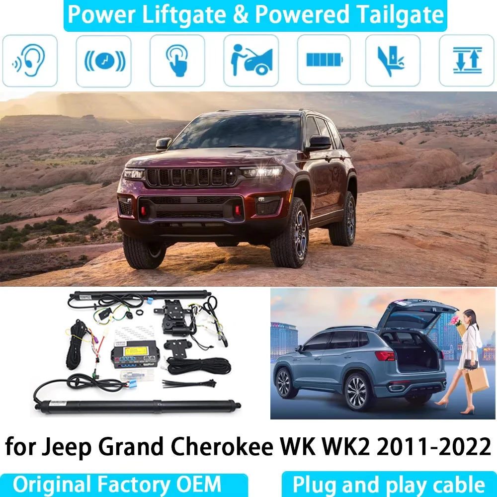 for Jeep Grand Cherokee WK WK2 2011-2022 Automatic Electric Power Liftgate Powered Tailgate Strut Tail Gate Lift System