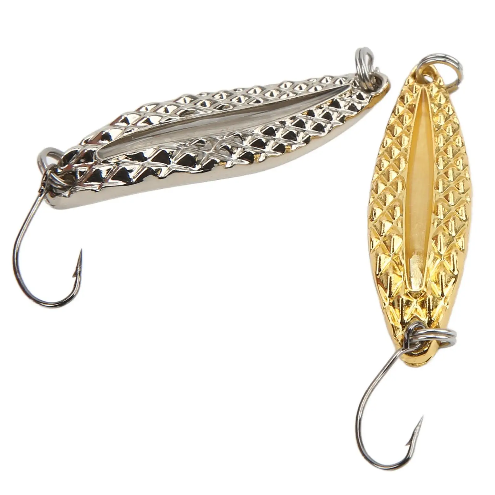 Zinc Alloy Leech Shape Fishing Lure for Freshwater for trout - Effective Artificial Bait for river Fishing