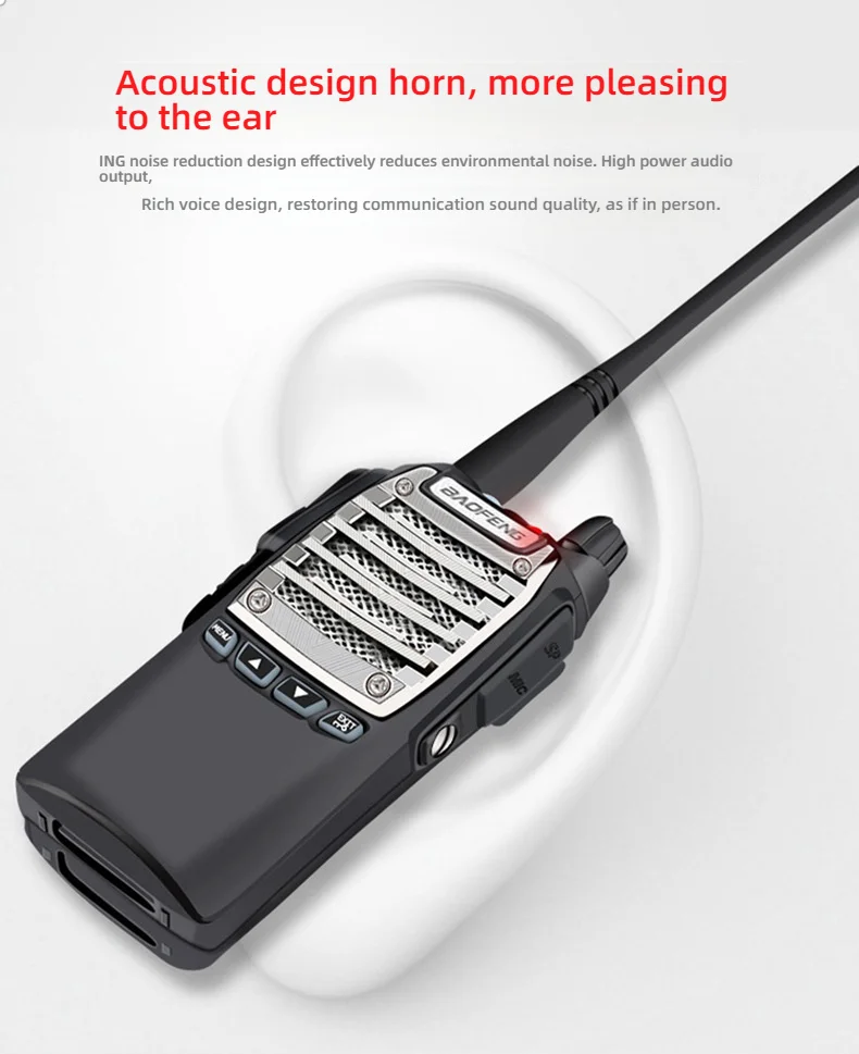 1/2 قطعة Baofeng UV-8D 2-Way راديو 8 واط المزدوج PTT UHF 5 واط 16 قنوات FM هام CB اسلكية تخاطب للاتصالات المدى الصيد