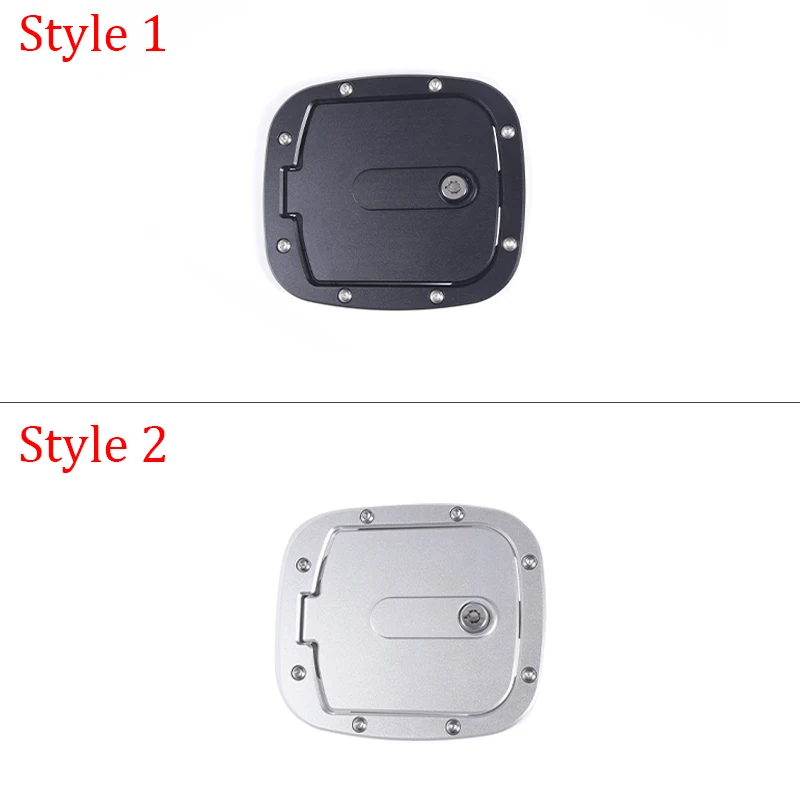 Aluminum Alloy Car Fuel Tank Cover Gas Door Cap Decoration For Toyota FJ Cruiser 2007-2021 (Replacement Parts) Accessories