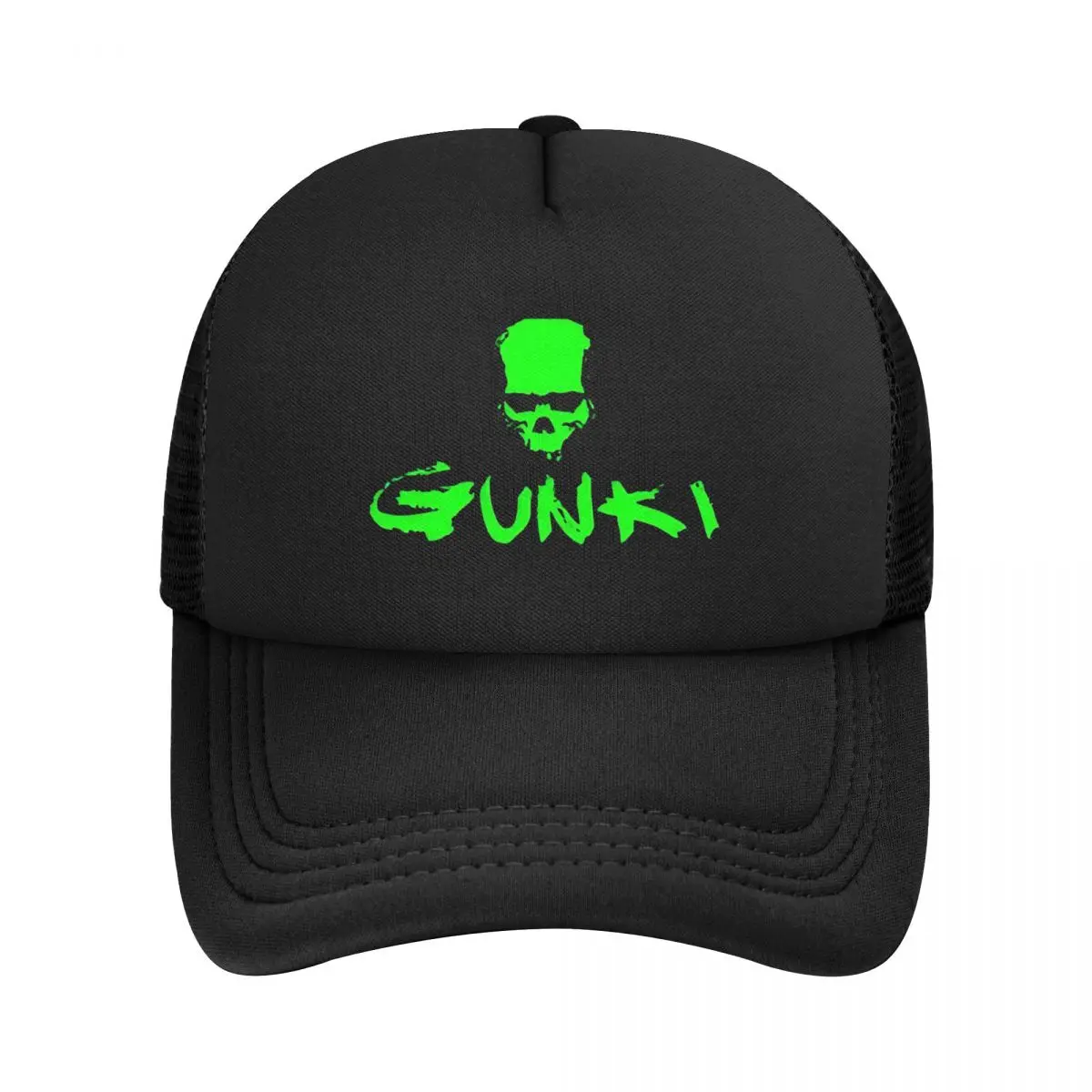 Gunki Fishing Mesh Baseball Cap Adult Hip-Hop Sun Caps Hat Adjustable Polyester Trucker Cap Wholesale New Trucker Cap