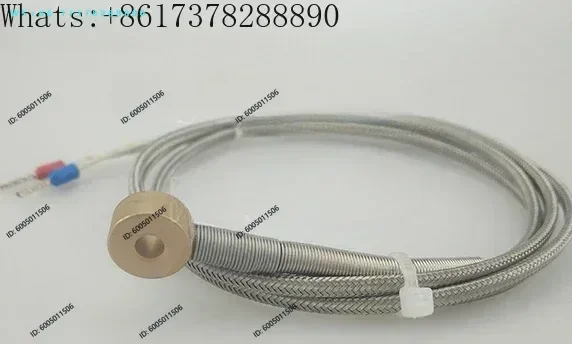 Plastic mold hot runner manifold KJ type thermocouple button temperature sensor armored temperature sensing line