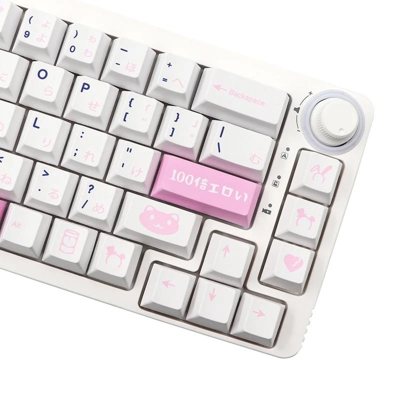 High PBT Mechanical Keyboard Keycaps Dreaming Sweet Girl Dye Subb 137 Keycap Best Sale