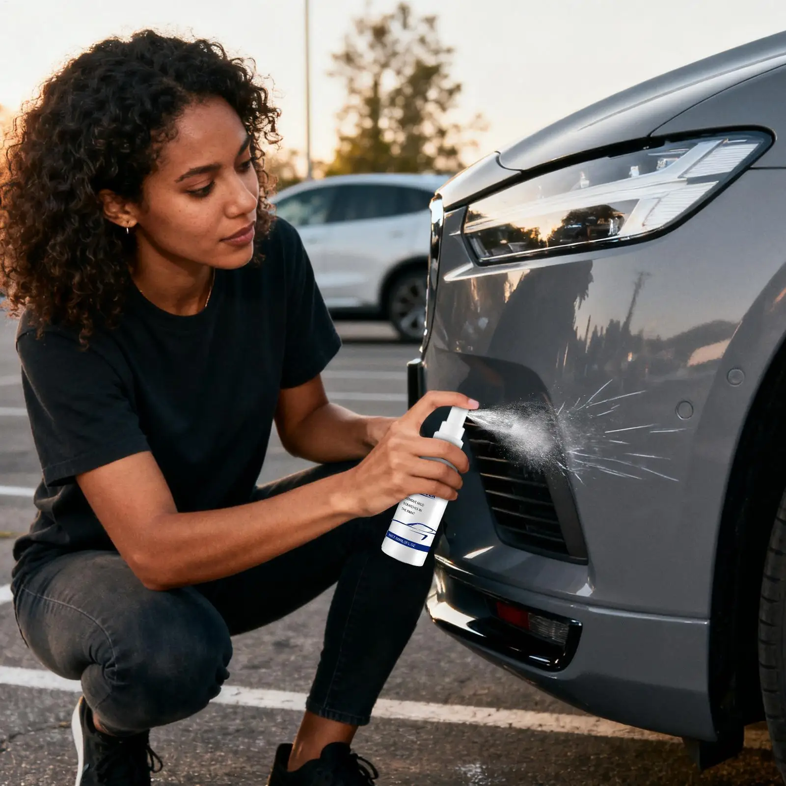 Car Scratch Remover Spray 60ml Long-Lasting Exterior Polish Agent Polishing Lquid Paint Scratch Remover for Automotive Paint