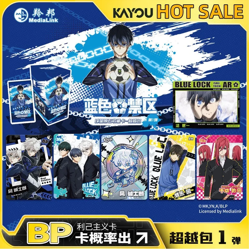 

Новая распродажа: Оригинальные коллекционные карточки Kayou Blue Lock Star Raw Stone Beyond Pack, 1-е издание, аниме-карточки, подарки-сюрпризы