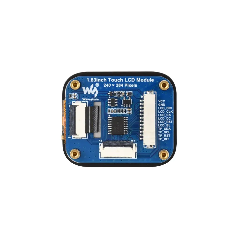 Waveshare 1.83inch Touch LCD Display Module, Micro LCD Display, 240×284 Resolution, IPS, SPI And I2C Communication, 262K Display