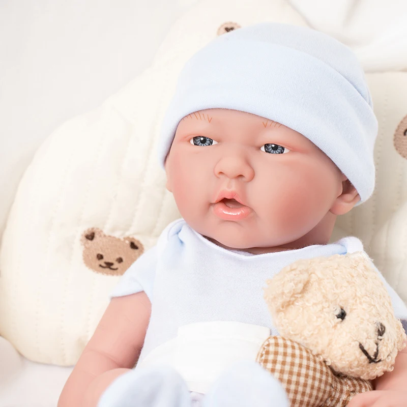 ตุ๊กตา Reborn ขนาด 35 ซม. ตุ๊กตา Reborn น่ารักทำจากไวนิลสำหรับเด็กผู้หญิง ตุ๊กตา Bebe น่ารัก ตุ๊กตาไวนิลเนื้อนุ่มทั้งตัวสำหรับเด็กผู้ชายและเด็กผู้หญิง ของเล่น Bebes Reborn ของขวัญ