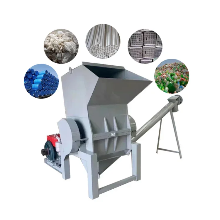 plastic crusher blades grinder plastic and drink cans bottle crusher pvc plastic crushing machine