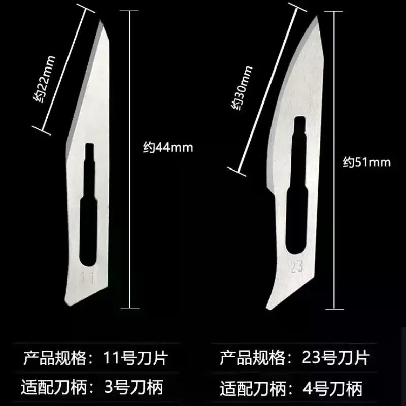 Industrial Carbon Steel Scalpel Blades Handle Scalpel For Biology Anatomy Practicing DIY Cutting Tool PCB Repair Sculpting