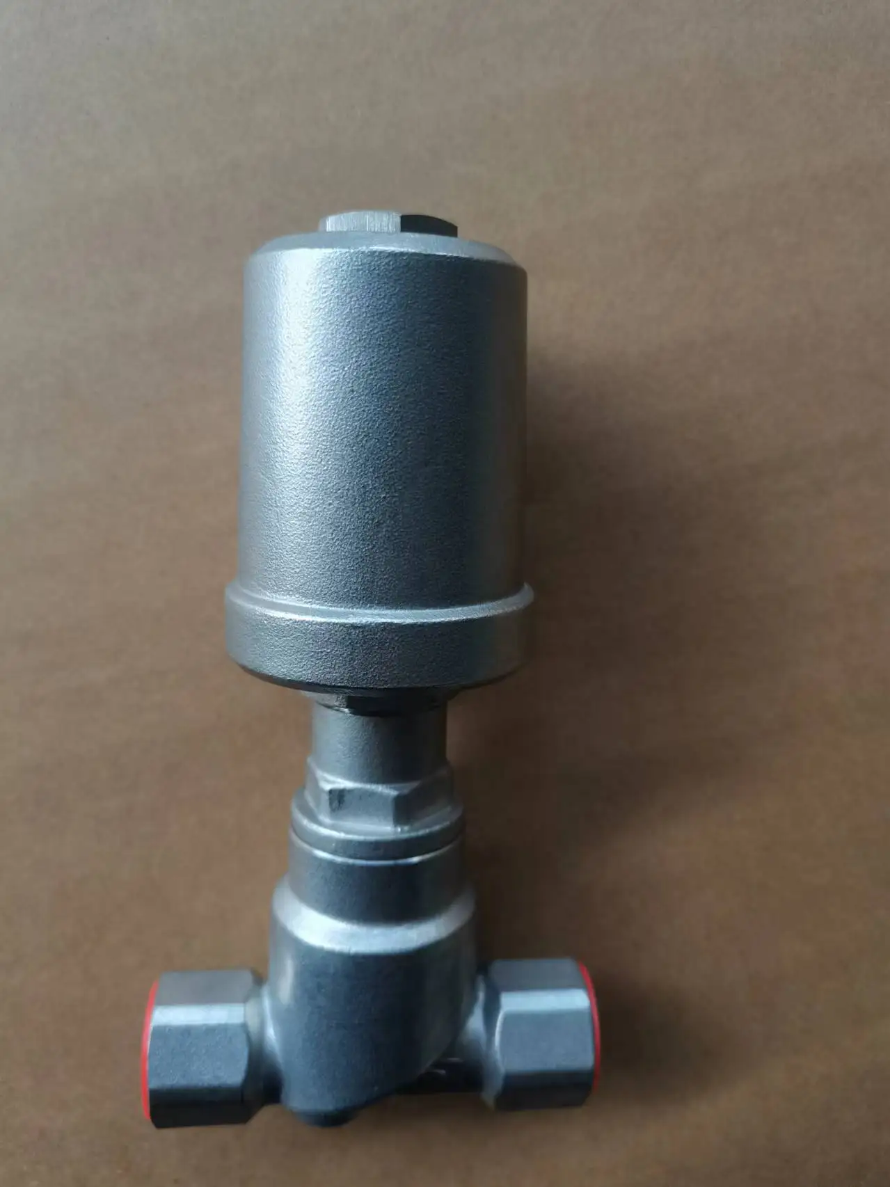 Brush Glue Machine SUS Material DN15T Type Right-angle Threaded Angle Seat Valve Corrosion-resistant Pneumatic Glue Inlet Valve