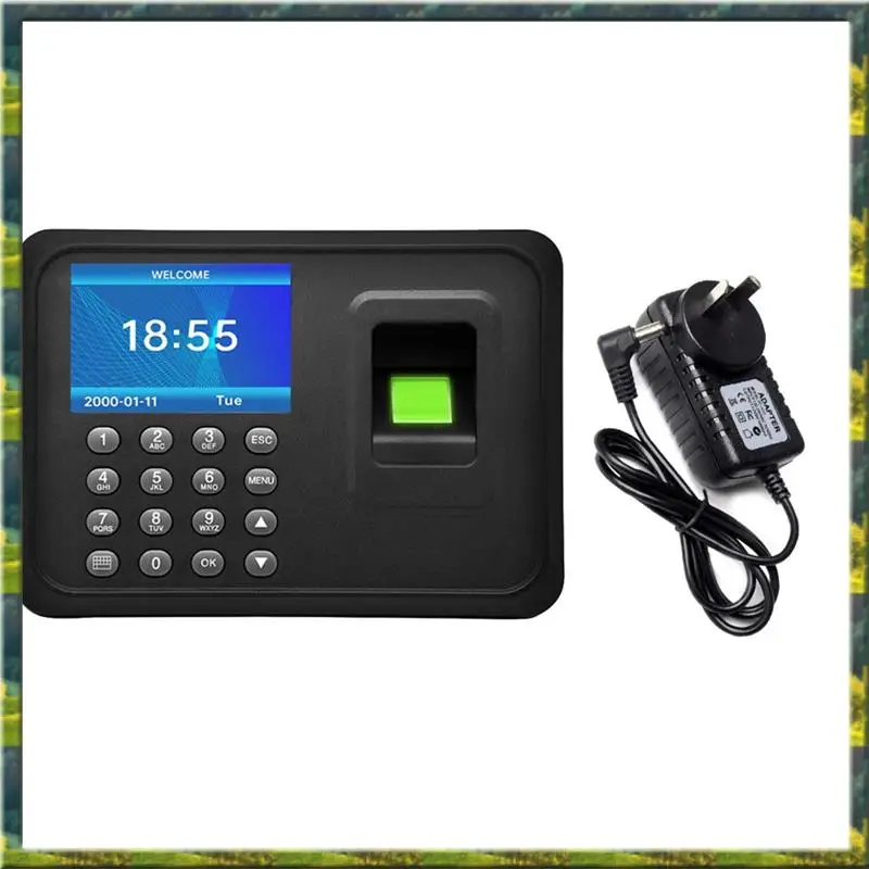 ABGZ Plastic Attendance Machine Biometric Attendance System 1000 Fingerprint Capacity Support USB Driver Download AU Plug
