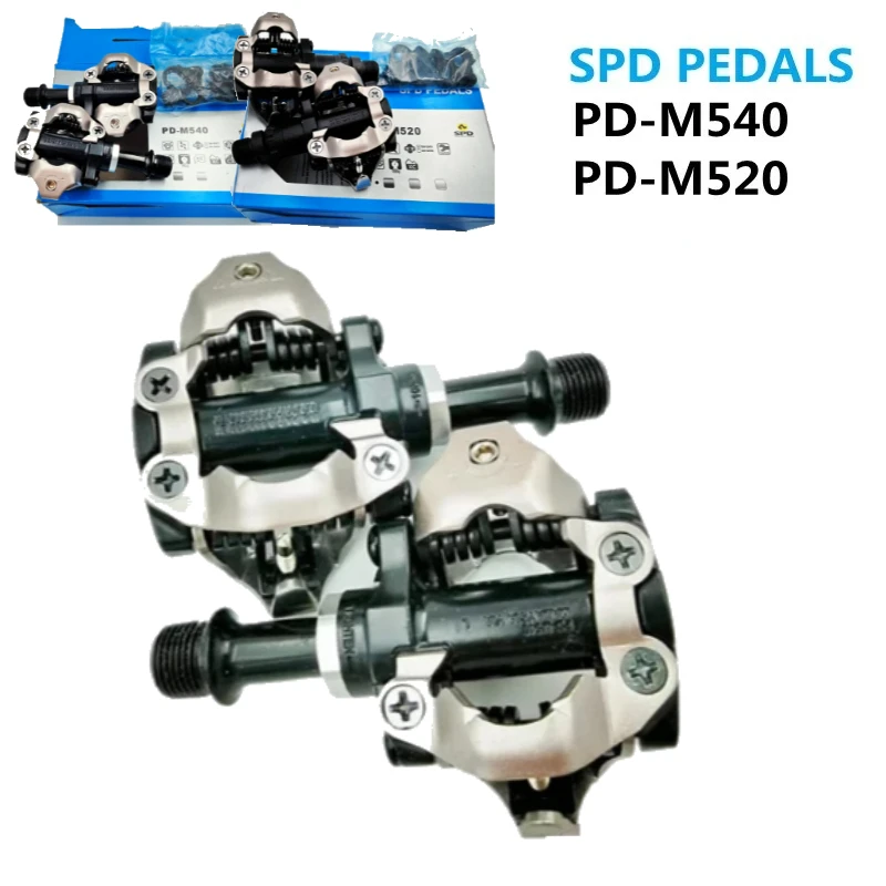 Shimano SPD Pedals M540 520 Series | Dualbearing Retention System | MTB Road