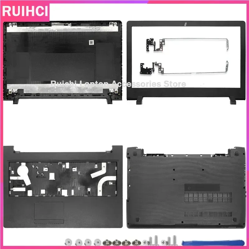 

Для ideapad 110-15 110-15ISK 110-15IKB новый ноутбук ЖК-задняя крышка/передняя панель/петли/подставка для рук/нижняя крышка корпуса