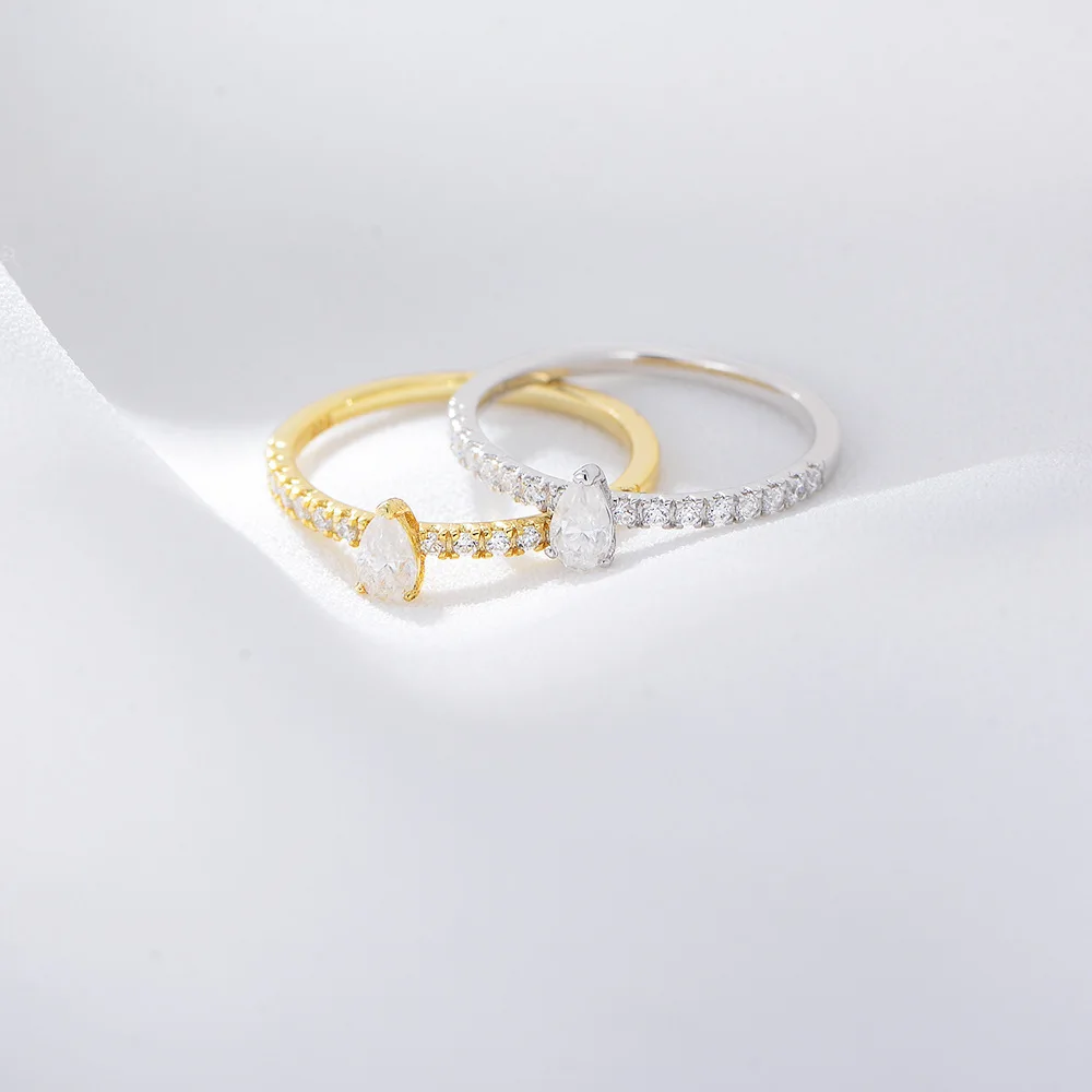 

S925 Silver Vintage Square Gem Ring - Zircon Thin Band, Eur-US Ins Style Jewelry