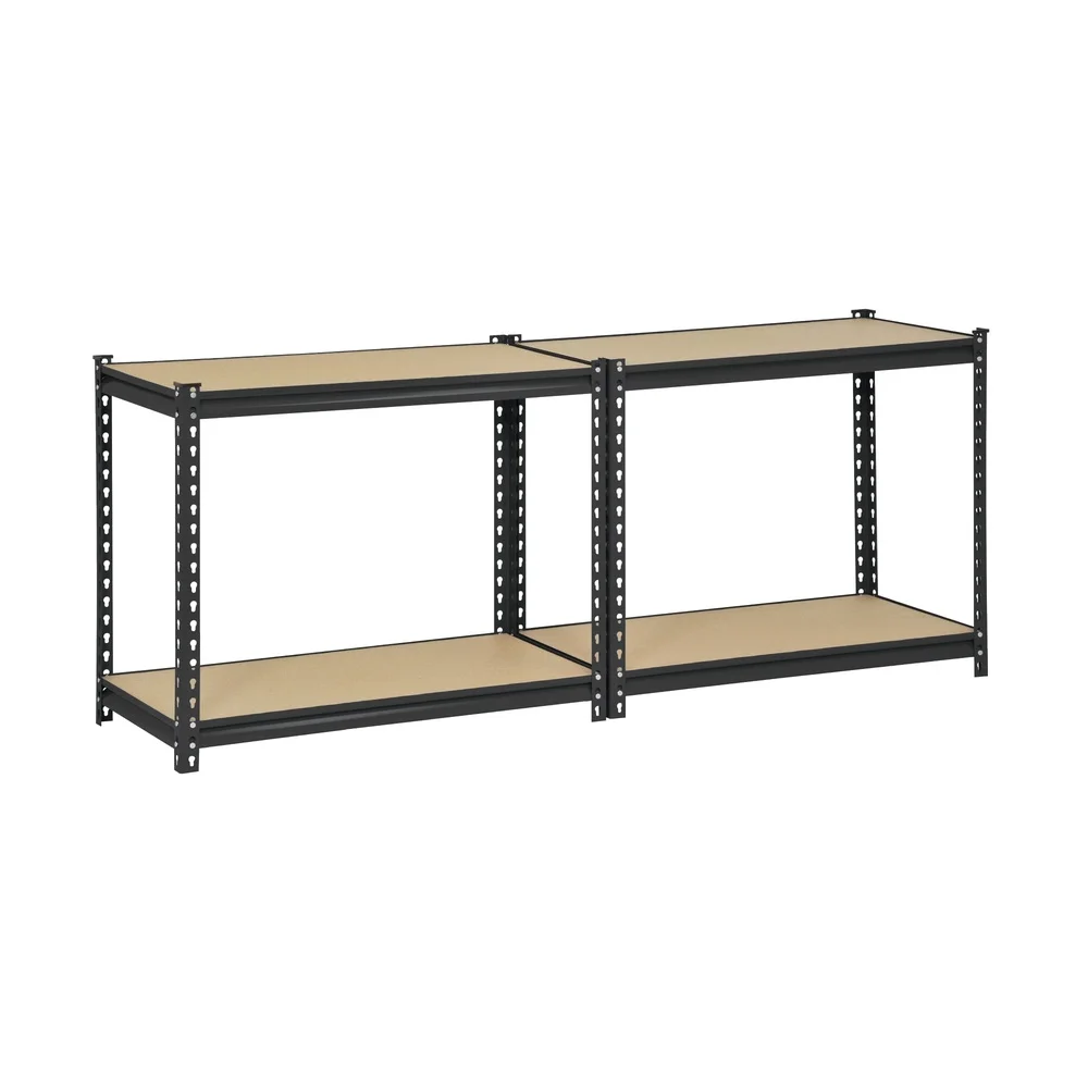 36 Inch Wide 4 Tier Steel Shelving Unit Adjustable Storage Rack Heavy Duty 800 Lbs Capacity per Shelf Indoor Use