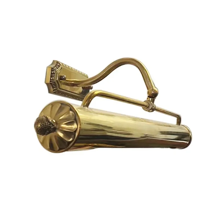 مصباح اللوحة الزيتية مصباح اللوحة الصورة مرآة نحاسية كاملة المصباح الفرنسي الأوروبي الرجعية الحمام المرحاض مضمد #5