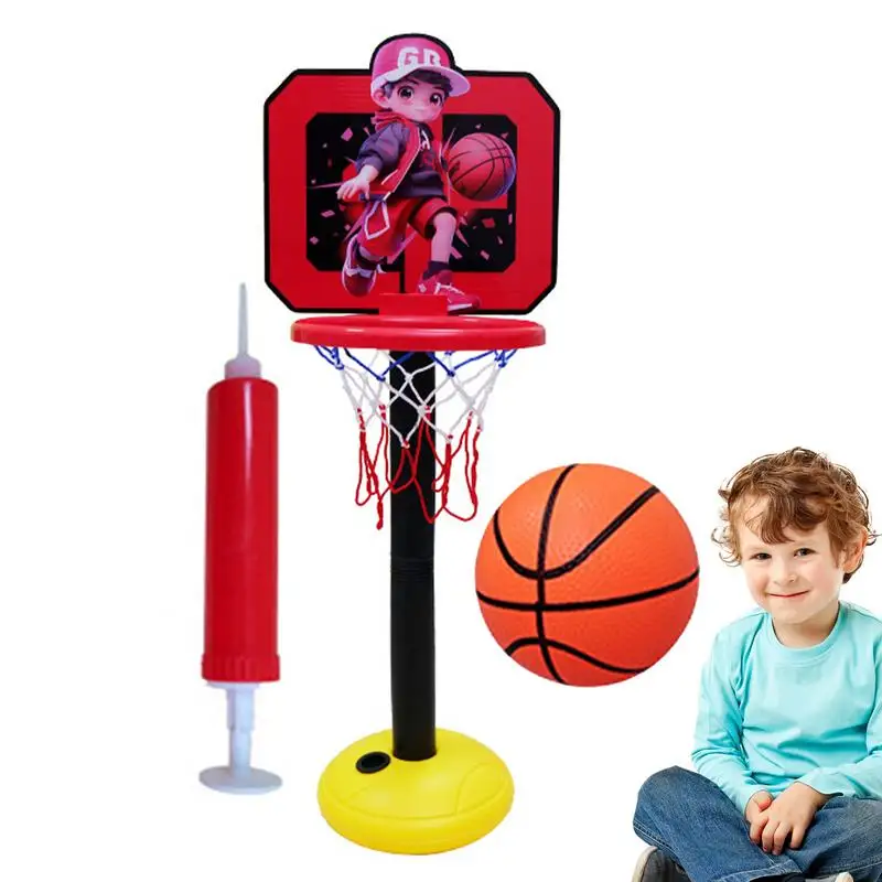 

Indoor Basketball Hoop Child-friendly Room Basketball Hoop Adjustable Height 19.6-44inch Child-friendly Children Basketball Hoop