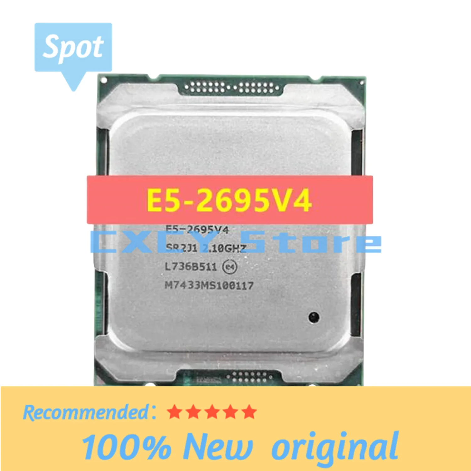 

Xeon Processor E5-2695V4 2.1GHz 45M 18-Core 120W 14nm E5-2695 V4 CPU E5 2695 V4 E5 2695V4